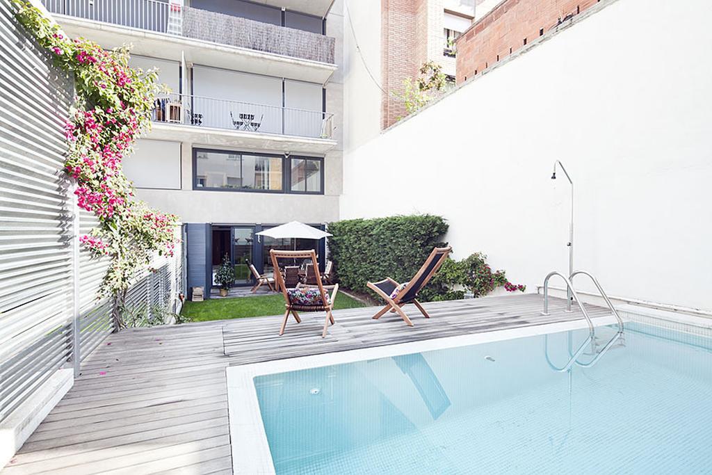 Apartment Barcelona Rentals - Private Pool And Garden Center Экстерьер фото